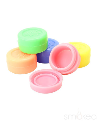 NoGoo Glow in the Dark Non-Stick Silicone Containers (5-Pack)