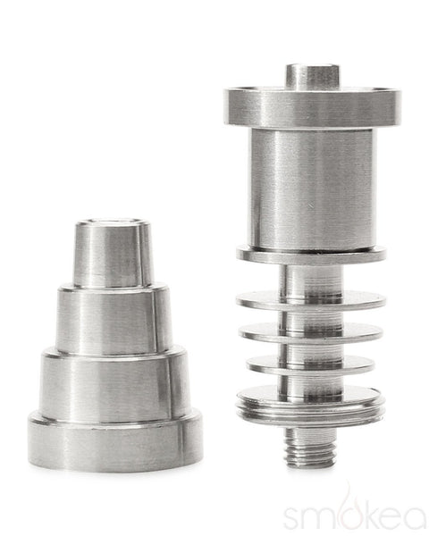 SMOKEA Titanium 16mm E-Nail Compatible 6-in-1 Universal Domeless Nail