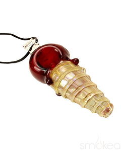Mathematix Ice Cream Cone Pendant Hand Pipe