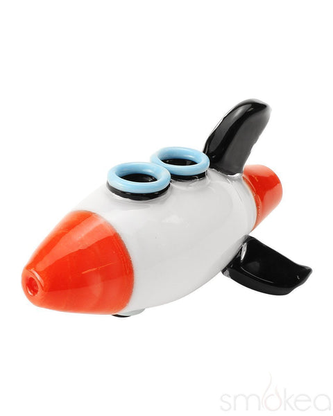 Empire Glassworks Dual Bowl Rocket Ship Pipe