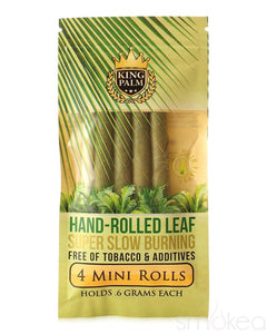 King Palm Mini Natural Pre-Rolled Cones (4-Pack)