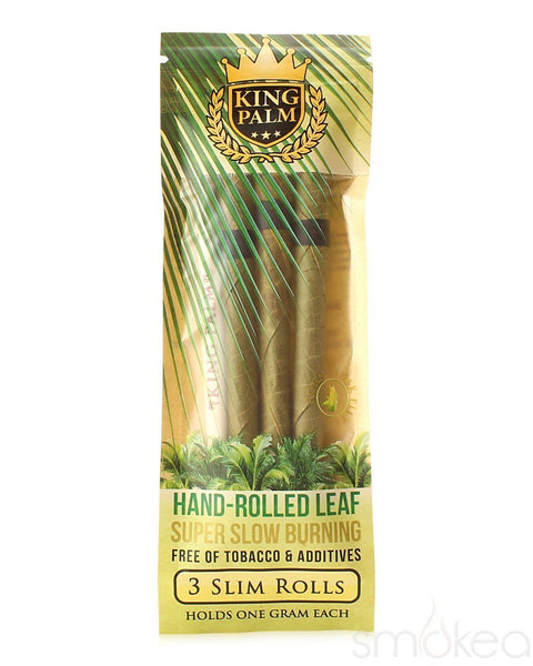 King Palm Slim Natural Pre-Rolled Cones (3-Pack)