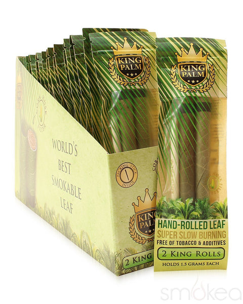 King Palm King Size Natural Pre-Rolled Cones (2-Pack)