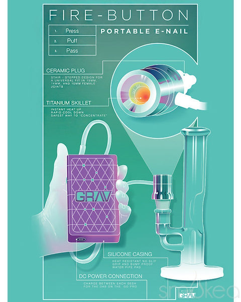 GRAV Fire Button Portable E-Nail