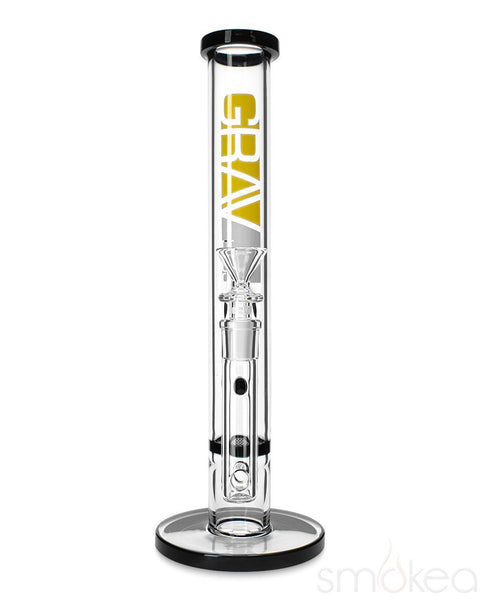 GRAV 12" Straight Base Bong w/ Disc