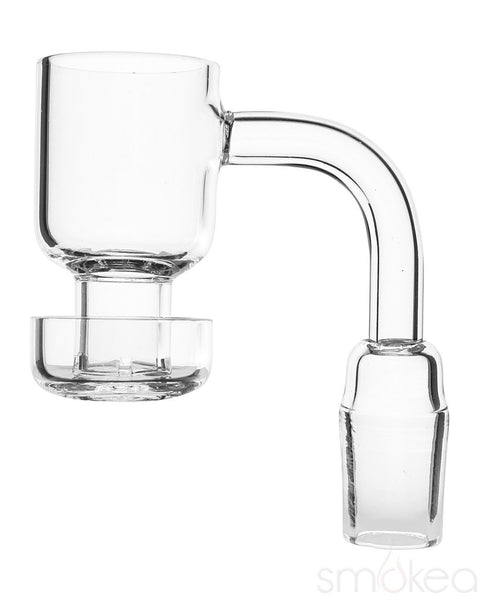 SMOKEA Quartz Terp Slurper Banger w/ Finished Joint