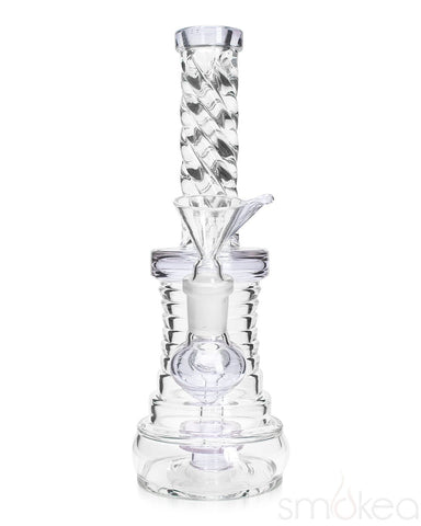 SMOKEA 8" Cut Glass Mini Bong