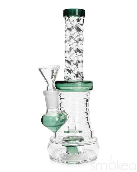 SMOKEA 8" Cut Glass Mini Bong