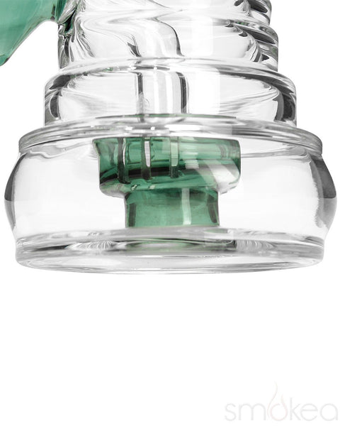 SMOKEA 8" Cut Glass Mini Bong