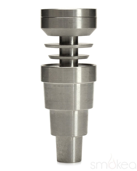 SMOKEA 6-in-1 Universal Domeless Titanium Nail w/ Dab Plate