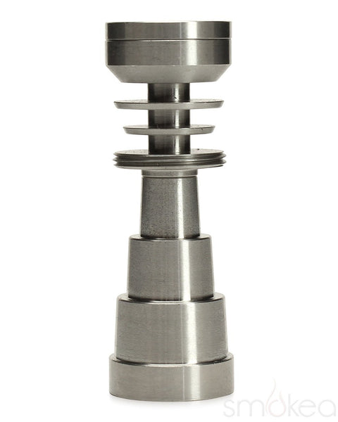 SMOKEA 6-in-1 Universal Domeless Titanium Nail w/ Dab Plate