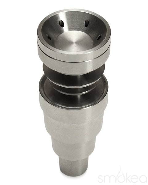 SMOKEA 6-in-1 Universal Domeless Titanium Nail w/ Dab Plate