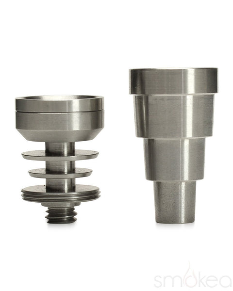 SMOKEA 6-in-1 Universal Domeless Titanium Nail w/ Dab Plate