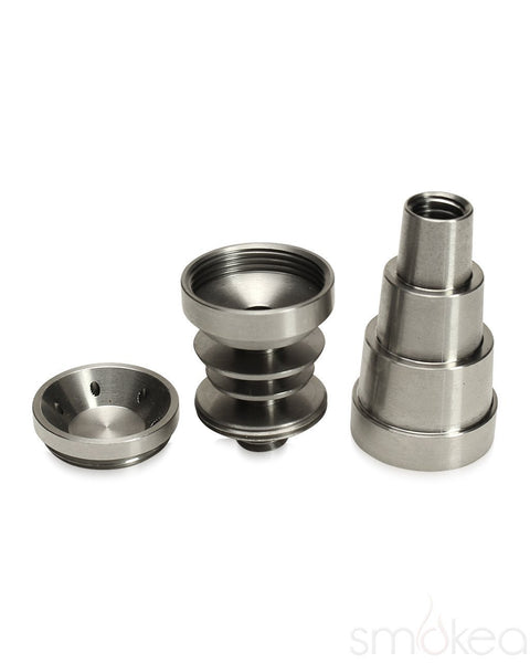 SMOKEA 6-in-1 Universal Domeless Titanium Nail w/ Dab Plate
