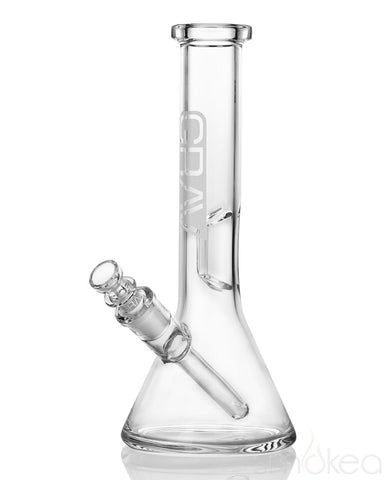 GRAV 8" Beaker Bong w/ Fixed Downstem