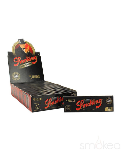 Smoking Deluxe Medium 1 1/4 Ultra-Thin Rolling Papers
