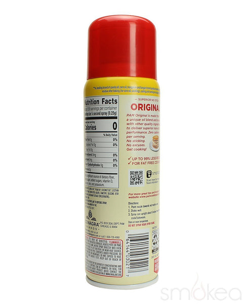 SMOKEA PAM 6oz Cooking Spray Stash Can