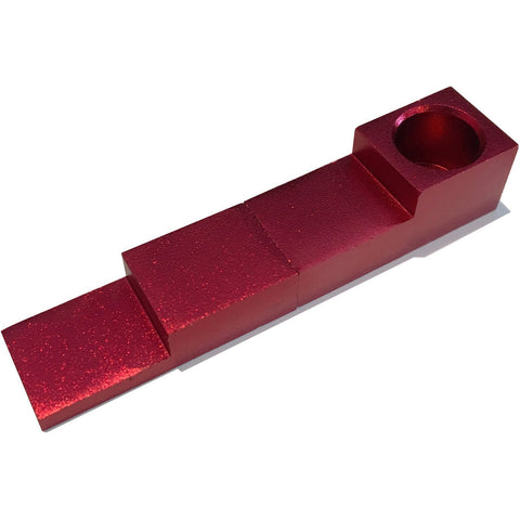 Magnetic 2-Piece Folding Pipe - Red