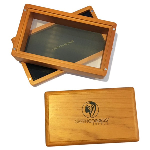 Mini Walnut Pollen Sifter Box