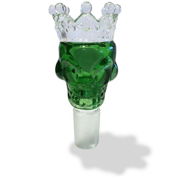 19mm Male Green Skull Crown Herb Holder