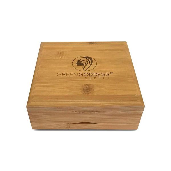 Large Bamboo Pollen Sifter Box